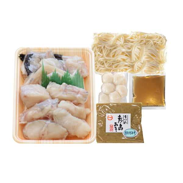 【お歳暮熨斗】関とら本店 あんこう鍋うどんセット