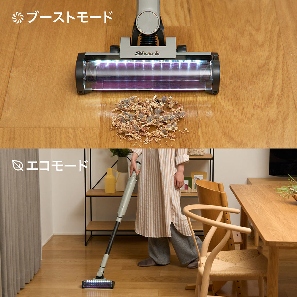 【ギフトカード】SHARK(シャーク) EVOPOWER SYSTEM NEO II+ コードレススティッククリーナー LC501Jアルミニウムグレー