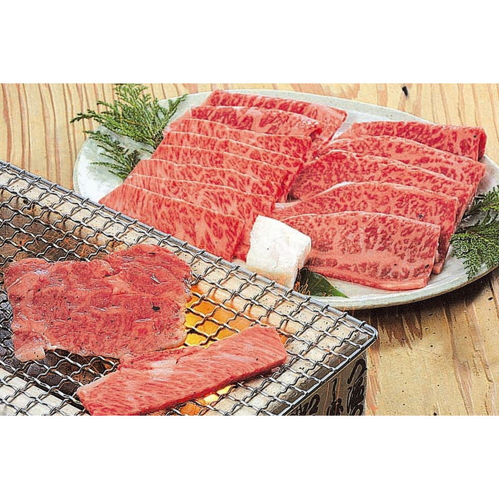 三重「霜ふり本舗」松阪牛 網焼焼肉 600g(肩ロース、モモ、バラ)