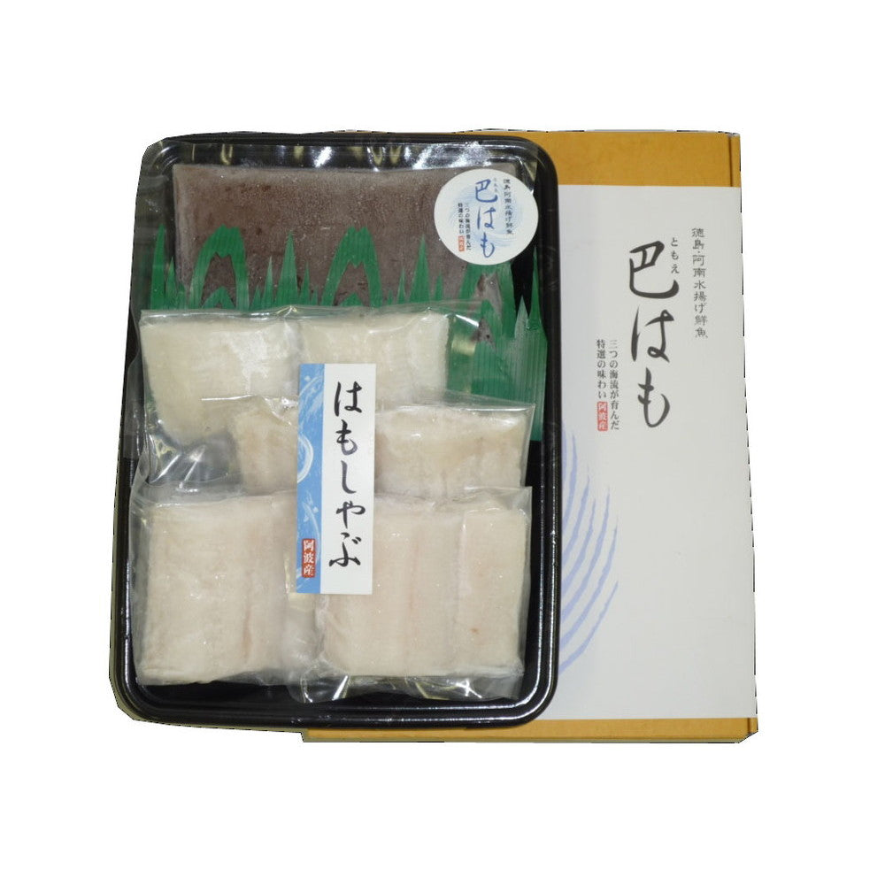 徳島 「吟月」 はもしゃぶ はも身200g、出し汁250ml