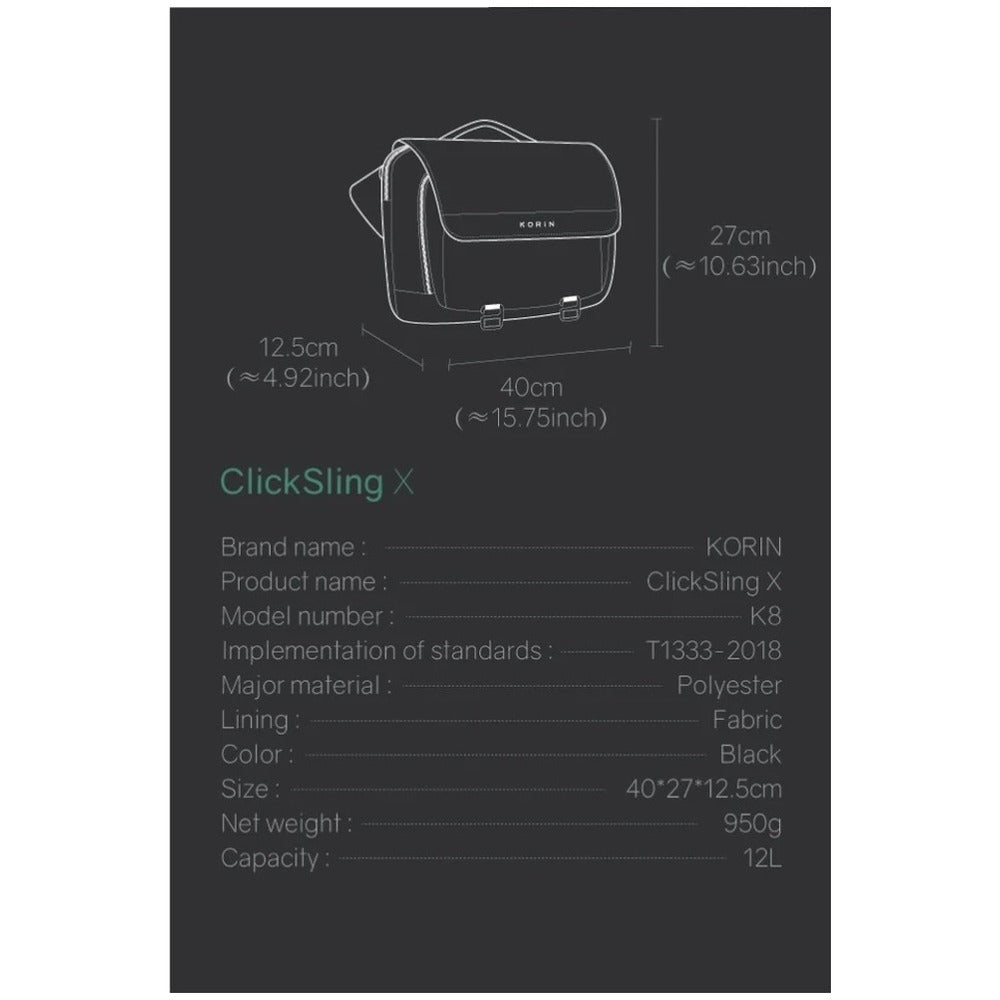 KORINDESIGN クリックスリングX(ブラック)