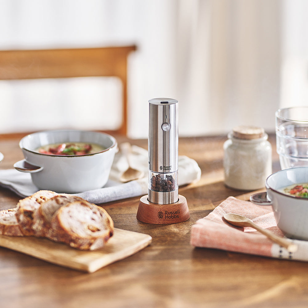 【ギフトカード】Russell Hobbs(ラッセルホブス)充電式ミル ソルト&ペッパー ミニ ブラック(1本)
