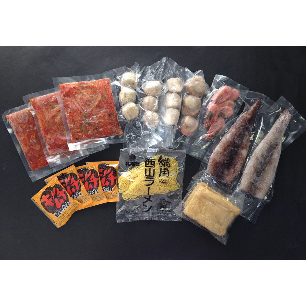 北海道 海鮮キムチ鍋セット(白菜キムチ100g×3 等)