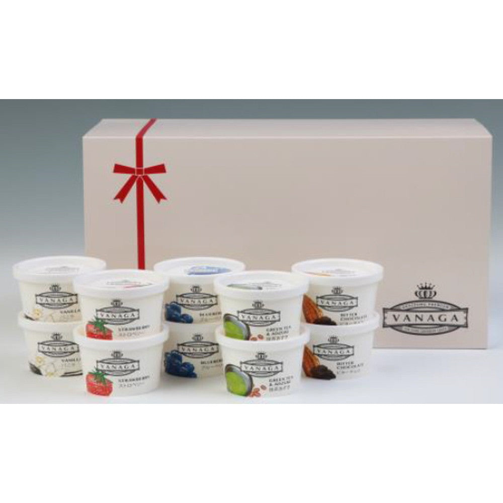 島根・木次「VANAGA」アイスクリーム10個【5種 x 各2個】