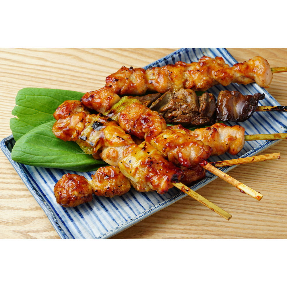 国産焼鳥盛り合わせ(タレ付加熱済タイプ)2パック【4種 計20本】