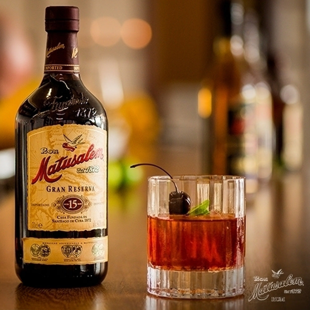 【ギフトカード】1872年キューバ創業　マツサレム グランレゼルバ15（ラム酒 40度 700ml）