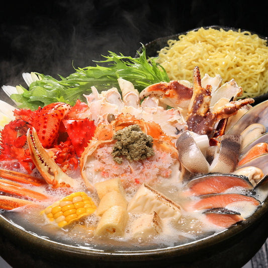 【お歳暮熨斗】札幌すすきの「いそ舟」監修　三大ガニ鉄砲鍋