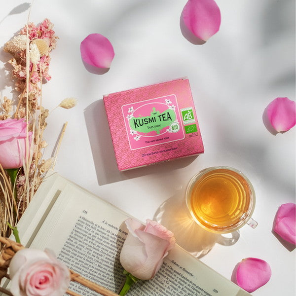 KUSMI TEA グリーンローズ 20ティーバッグ 2個セット