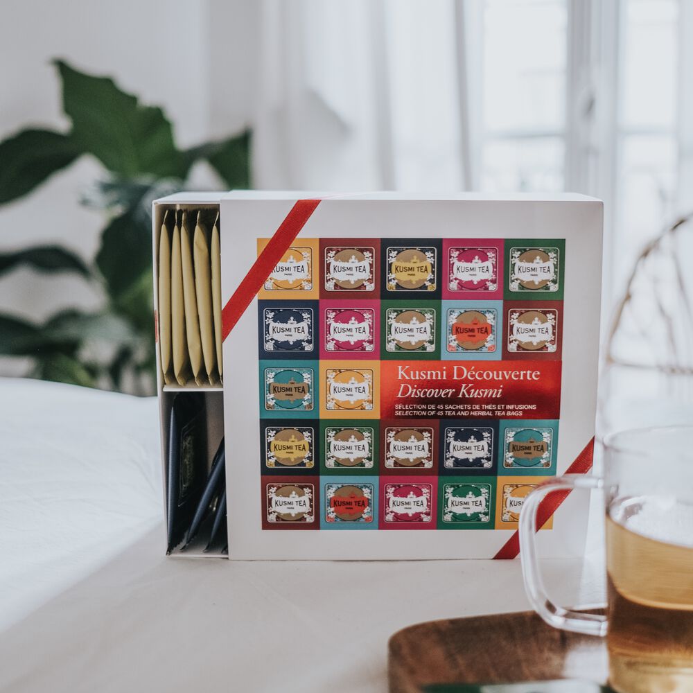 【ギフトカード】KUSMI TEA（クスミティー）ギフトアソートメント ティーバッグ45枚入り
