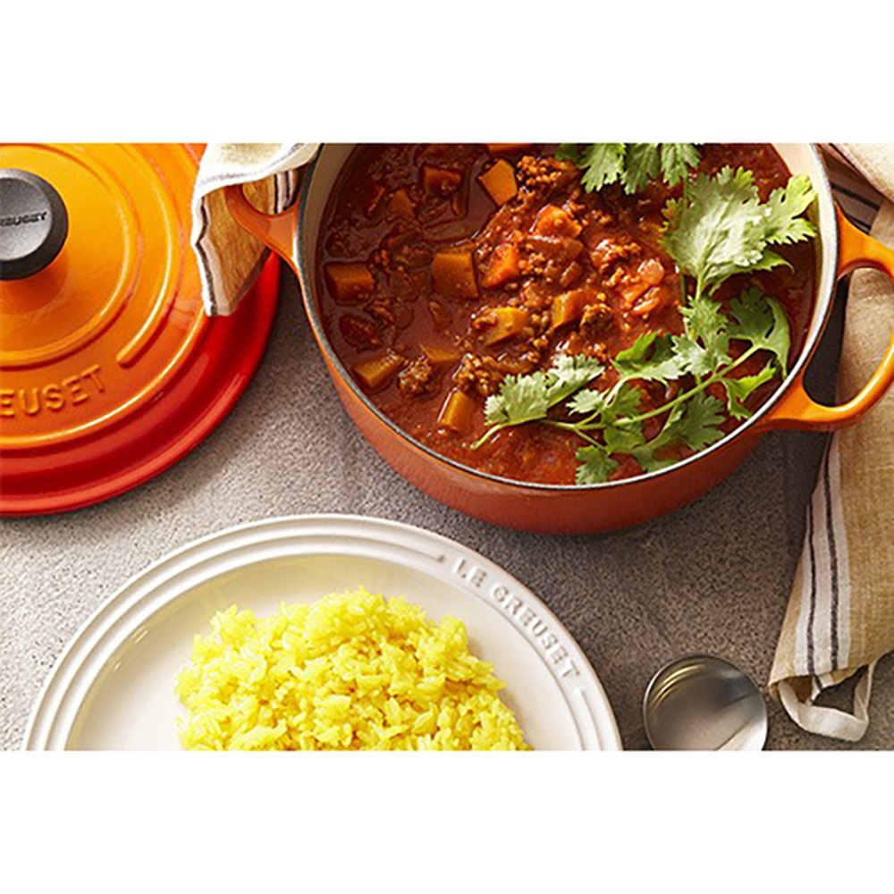 【ギフトカード】ル・クルーゼ シグニチャーココット・ロンド　18cm(オレンジ)