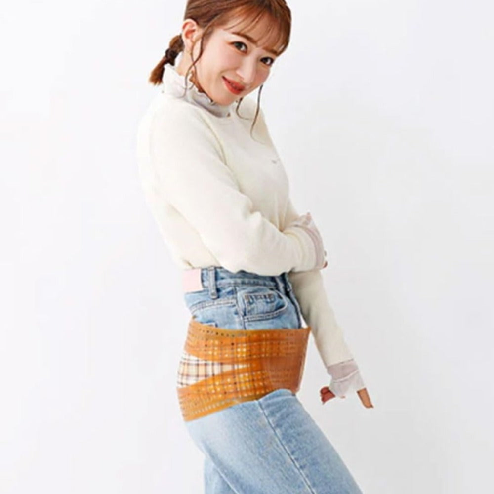 辻希美 プロデュース 骨盤バンド カーブルベルト プロテクト 【M-L】