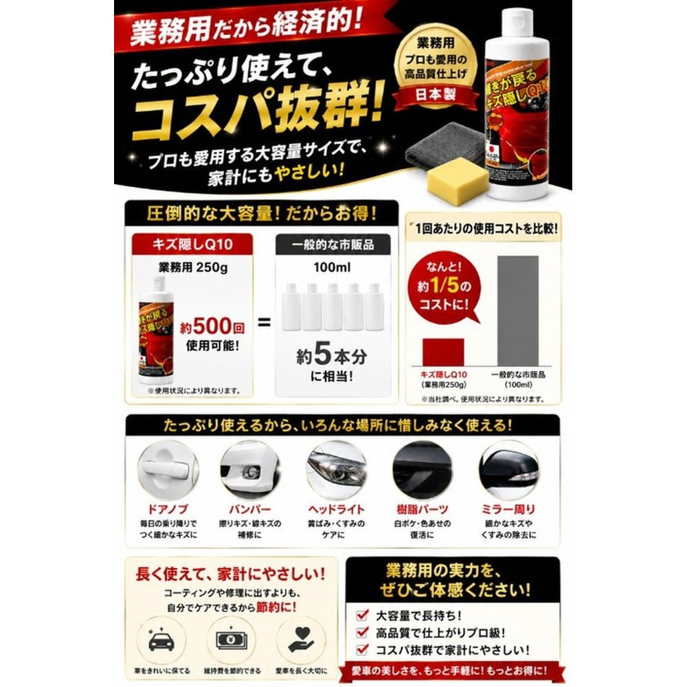 業務用 輝きが戻るキズ隠しQ10