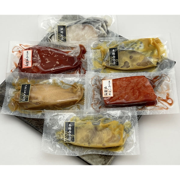 静岡 「焼津いまる井川商店」 漬け魚5種セット（5種18切れ）