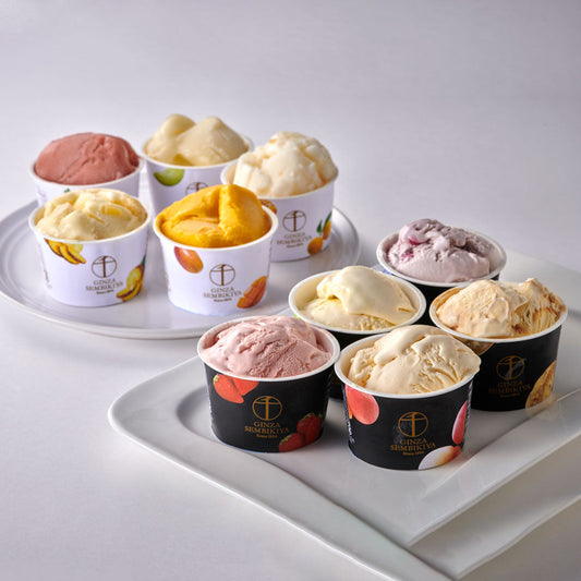 【ギフトカード】「銀座千疋屋」 銀座プレミアムアイス＆ソルベ(10個セット)