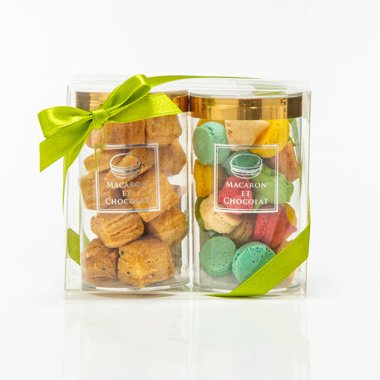 【ギフトカード】東京 「マカロン・エ・ショコラ」 2種セット（エダムチーズ&マカロンボーロ）