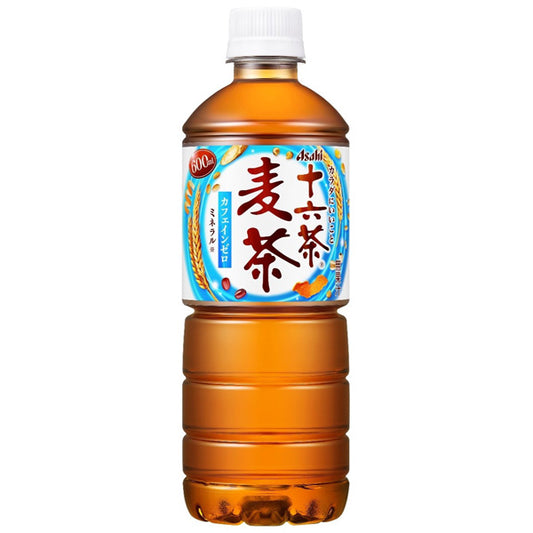 アサヒ十六茶麦茶ペット600ml【48本(2ケース)】