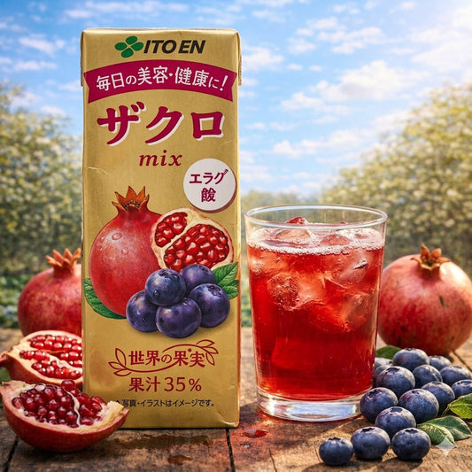 伊藤園ザクロmix紙パック200ml×24本×2ケース(48本)