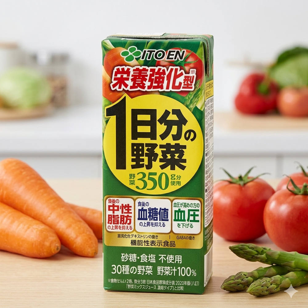 伊藤園 栄養強化型 １日分の野菜 パック  200ml×24本×4ケース (96本)
