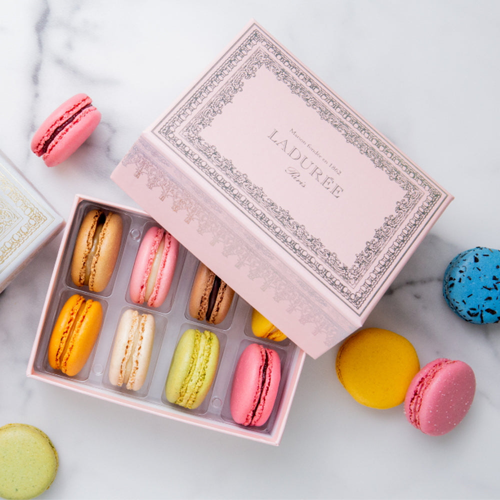 【ギフトカード】LADUREE（ラデュレ）ナポレオンⅢローズ マカロン 8個入