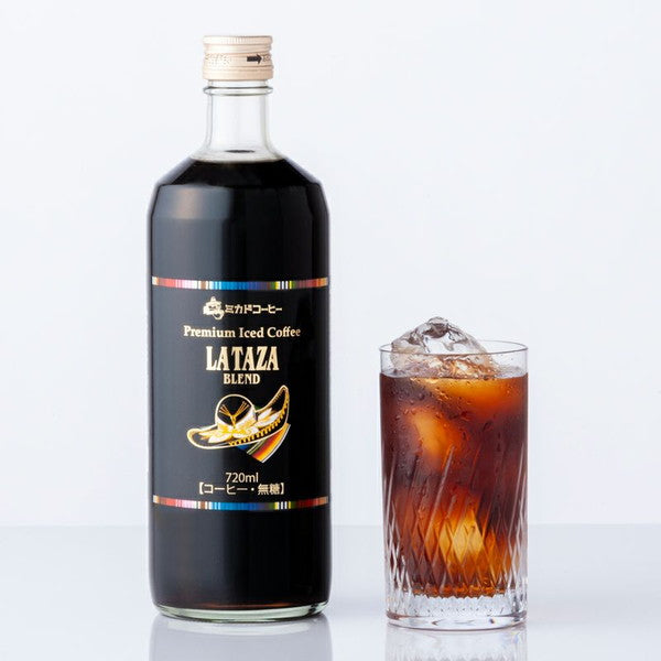 ミカド珈琲 プレミアムアイスコーヒー無糖 720ml 12本セット