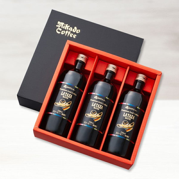 ミカド珈琲 プレミアムアイスコーヒー無糖720ml 3本セット