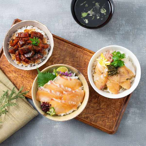 【お歳暮熨斗】鯛・勘八・うなぎ丼の素