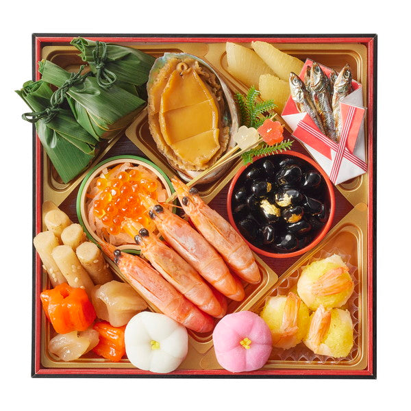 【2026年おせち予約】有馬温泉「四季の彩  旅篭」監修おせち和風三段重(3～4人前/43品)