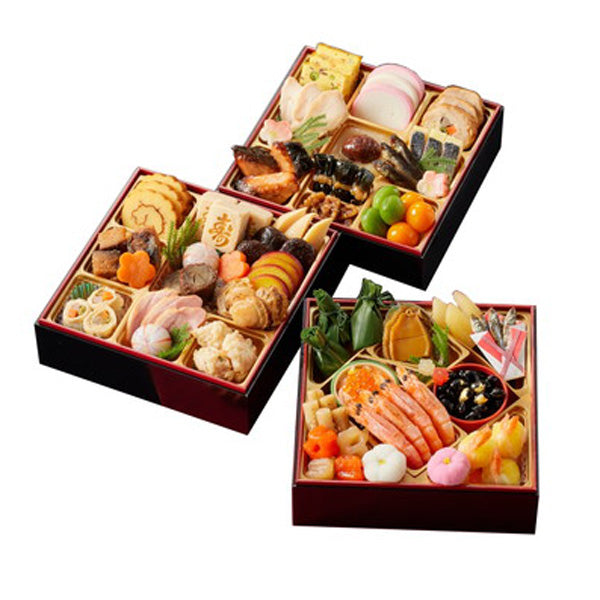 【2026年おせち予約】有馬温泉「四季の彩  旅篭」監修おせち和風三段重(3～4人前/43品)