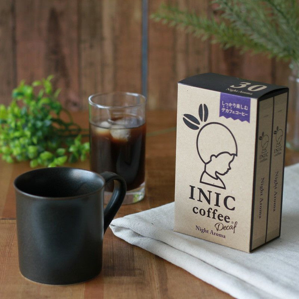 【ギフトカード】INIC coffee　ドリップドコーヒーパウダー　ナイトアロマ（デカフェ）30P