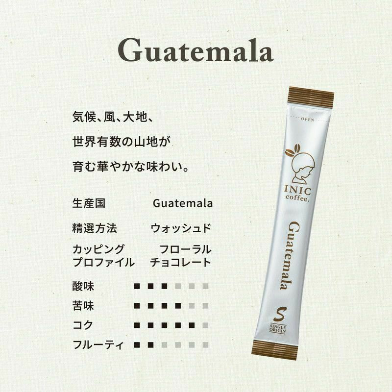 【ギフトカード】INIC coffee　ドリップドコーヒーパウダー　ビーンズアロマ　アソート 30P