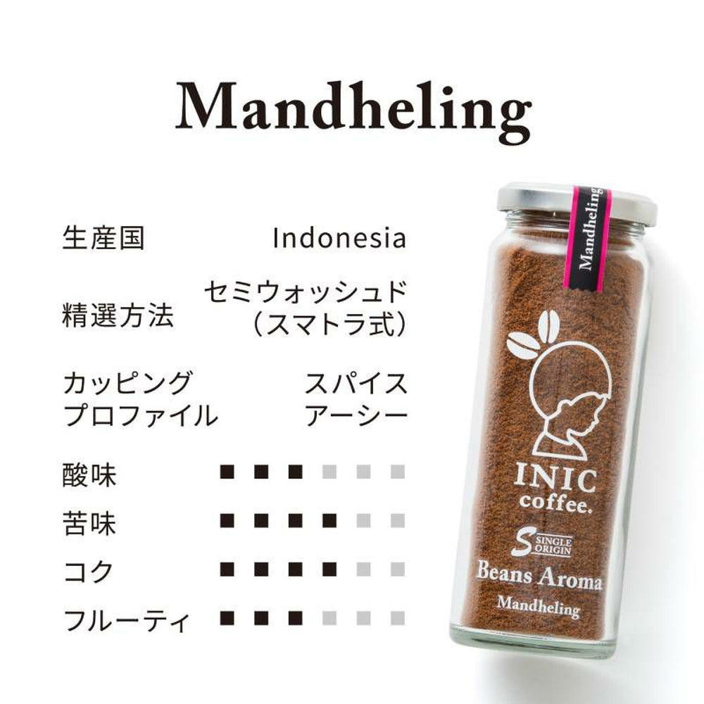 【ギフトカード】INIC coffee　ドリップドコーヒーパウダー　ビーンズアロマ　スペシャルボックス 001(55gx３本)