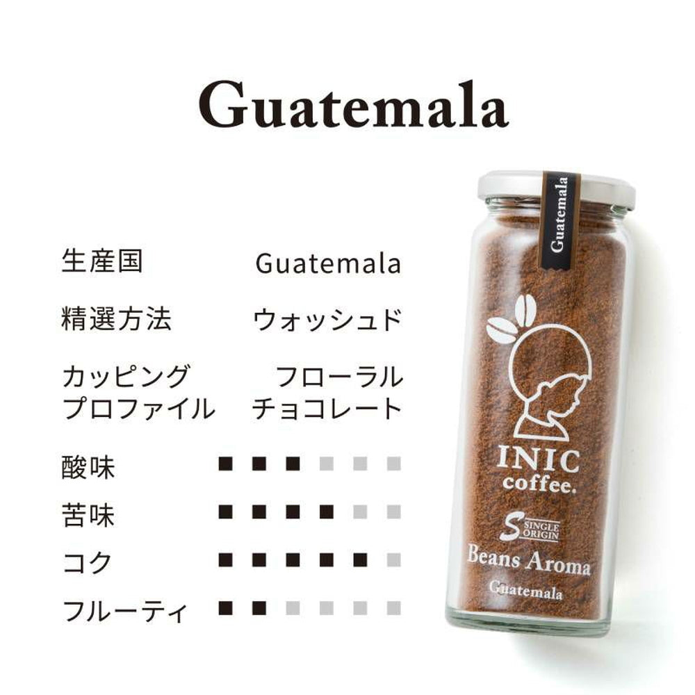 【ギフトカード】INIC coffee　ドリップドコーヒーパウダー　ビーンズアロマ　スペシャルボックス 001(55gx３本)