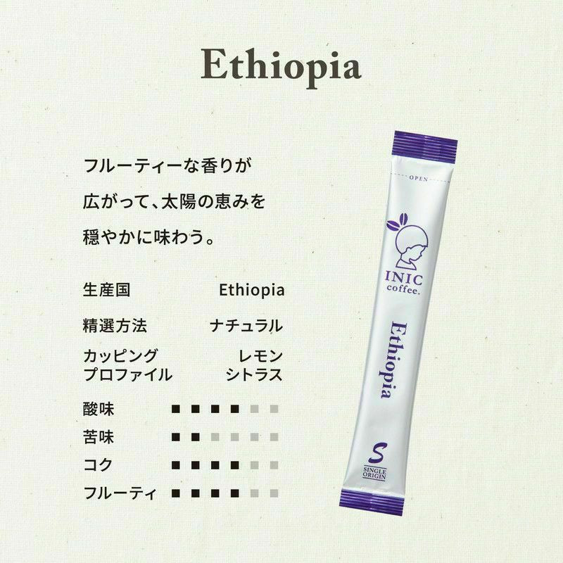 【ギフトカード】INIC coffee　ドリップドコーヒーパウダー　ビーンズアロマ　3本入り６種アソートギフト
