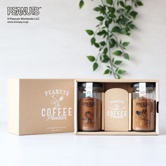 【ギフトカード】PEANUTS coffee スヌーピーcoffee　ボトルギフト 2種（オリジナルブレンド・カフェオレ）