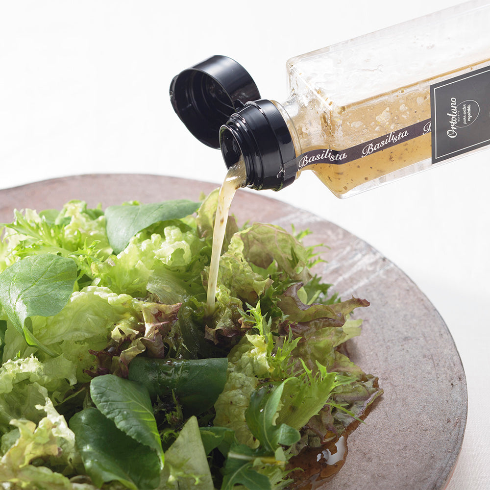 「Ortolano」バジリスタ イタリアンドレッシング【200ml x 10本(ギフトバッグ入・ナチュラルパッケージ)】