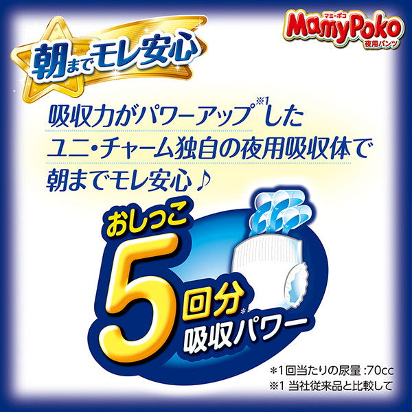 マミーポコ夜用パンツ ビッグより大きい 22枚(3袋)