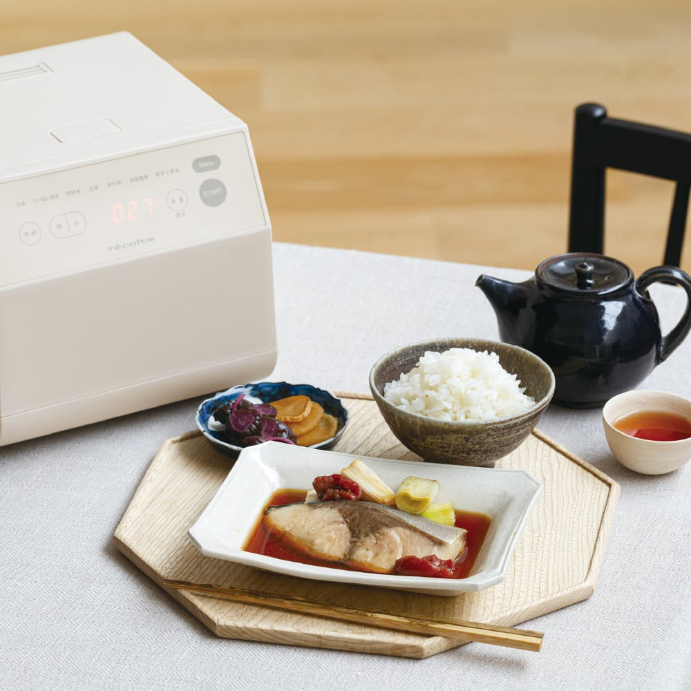 【ギフトカード】recolte(レコルト) クッキングライスクッカー グレー