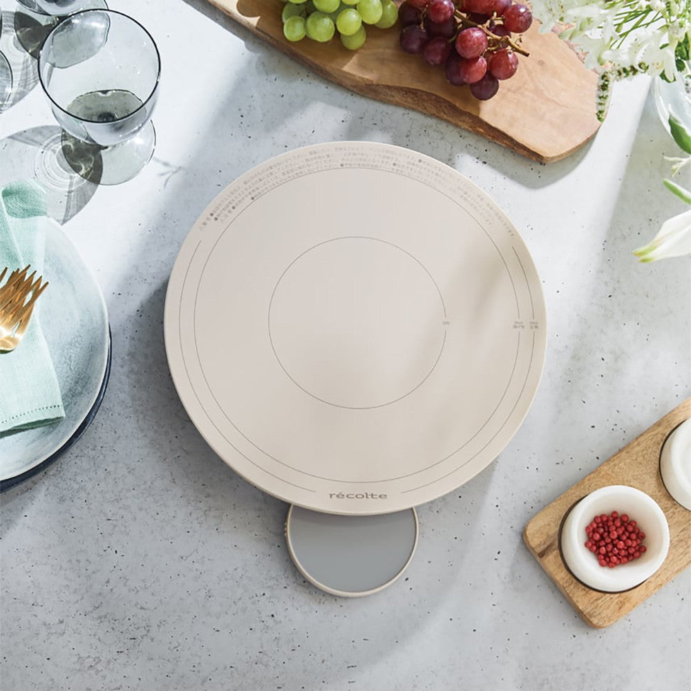 【ギフトカード】recolte(レコルト) 卓上IHクッキンググリドル クリームホワイト