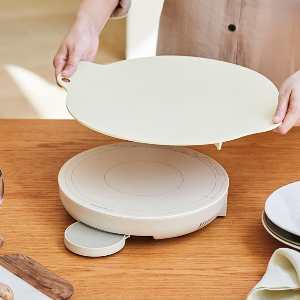 【ギフトカード】recolte(レコルト) 卓上IHクッキンググリドル クリームホワイト