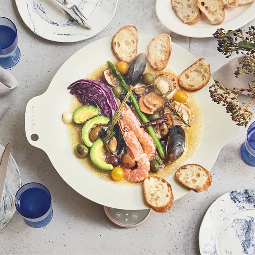 【ギフトカード】recolte(レコルト) 卓上IHクッキンググリドル グレー