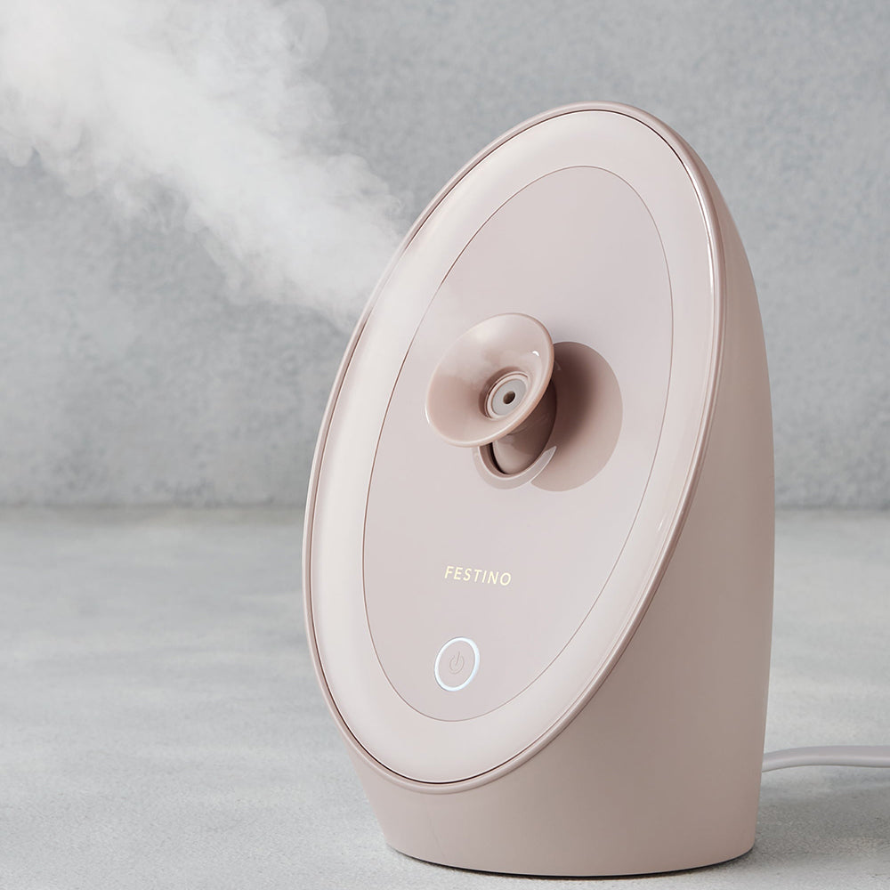 【ギフトカード】FESTINO(フェスティノ) フェイシャル アロマ ナノスチーマー ホワイト