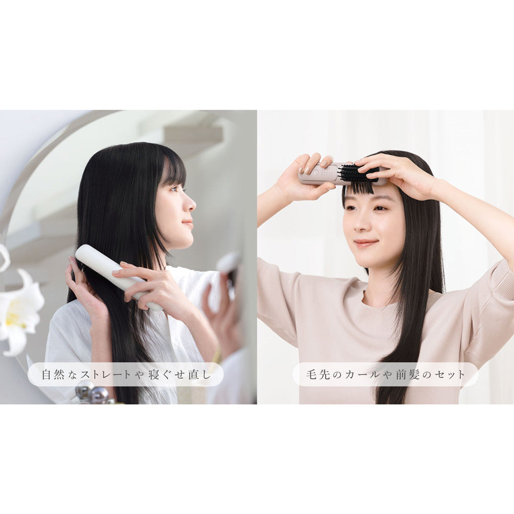 【ギフトカード】FESTINO（フェスティノ）充電式スタイリング ヒーターブラシ サンドベージュ