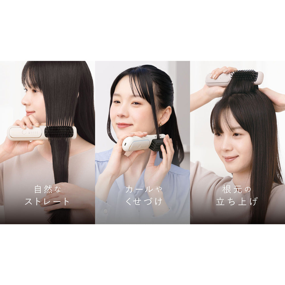 【ギフトカード】FESTINO（フェスティノ）充電式スタイリング ヒーターブラシ ホワイト