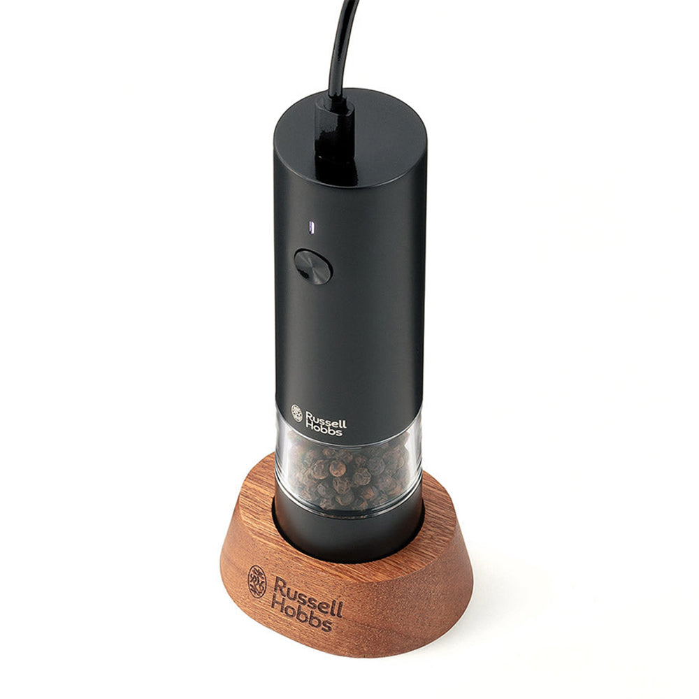 【ギフトカード】Russell Hobbs（ラッセルホブス）充電式ミル ソルト&ペッパー ミニ ブラック（１本）
