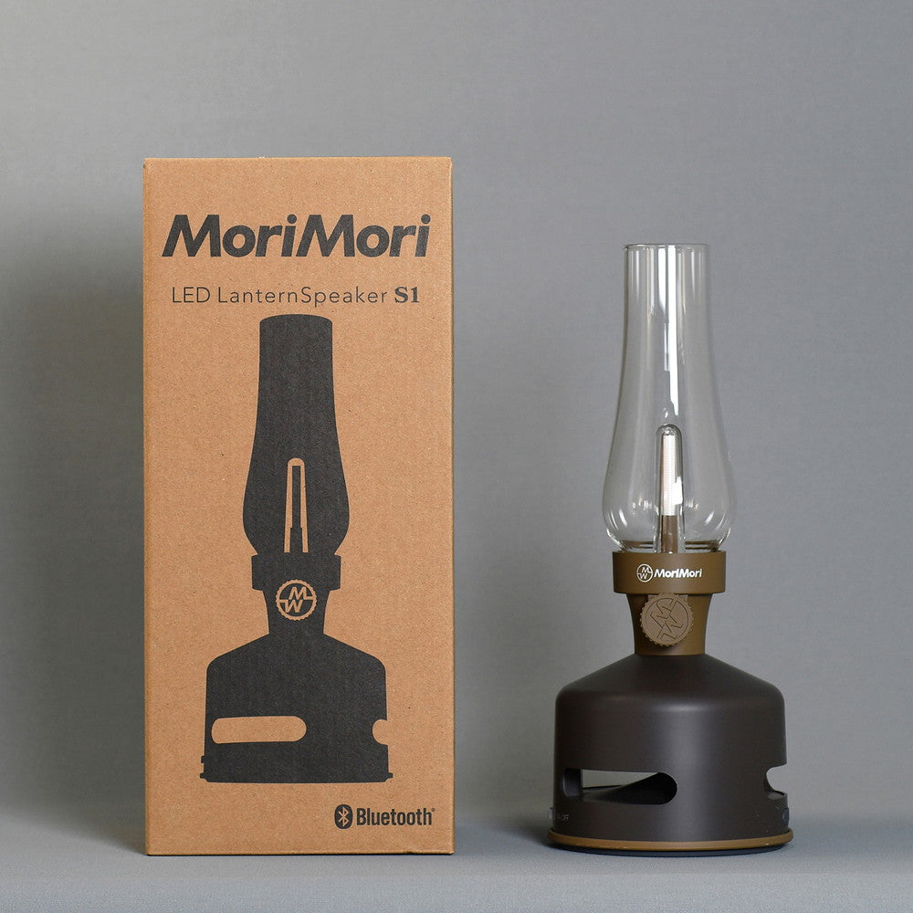 【ギフトカード】「MoriMori」　S1 URBAN SPORTS ダークブラウン（LEDランタンスピーカー）