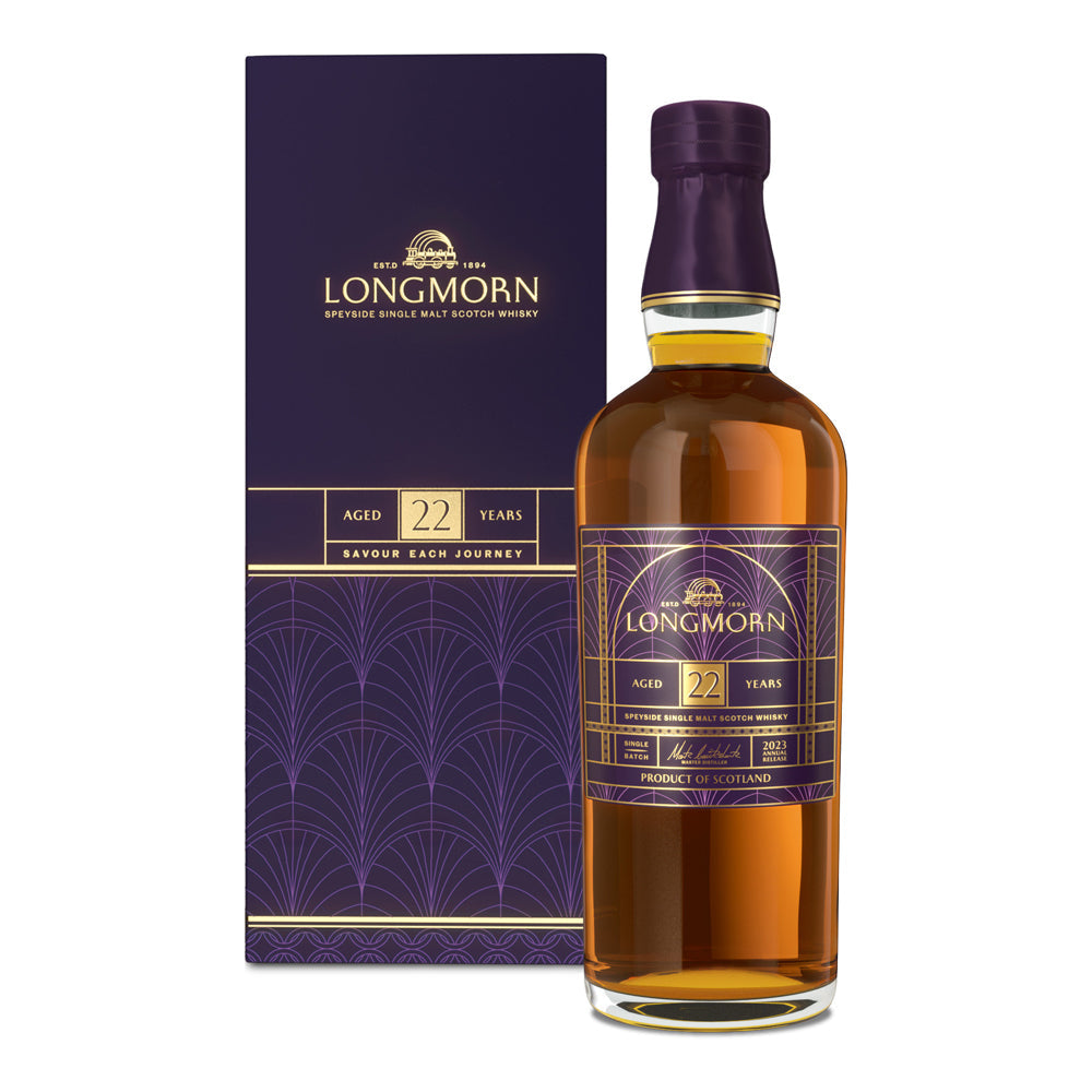 1893年創業シングルモルト・ウイスキー　ロングモーン22年 箱入【700ml×2本】