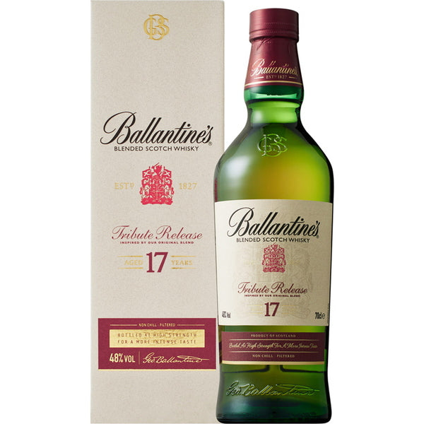 1827年創業スコッチウイスキー　バランタイン 17年　トリビュートリリース　700ml（6本）