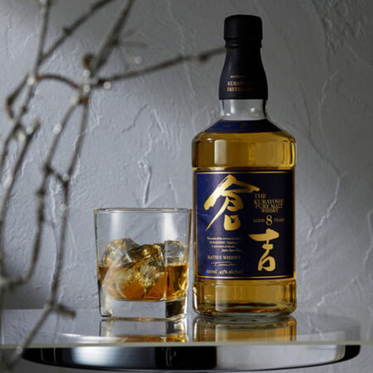 【ギフトカード】明治43年創業 倉吉蒸留所 ピュアモルトウイスキー 倉吉 長期熟成８年 700ml