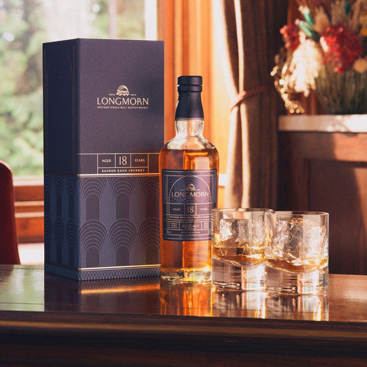 【ギフトカード】1893年創業シングルモルト・ウイスキー ロングモーン18年 箱入 700ml