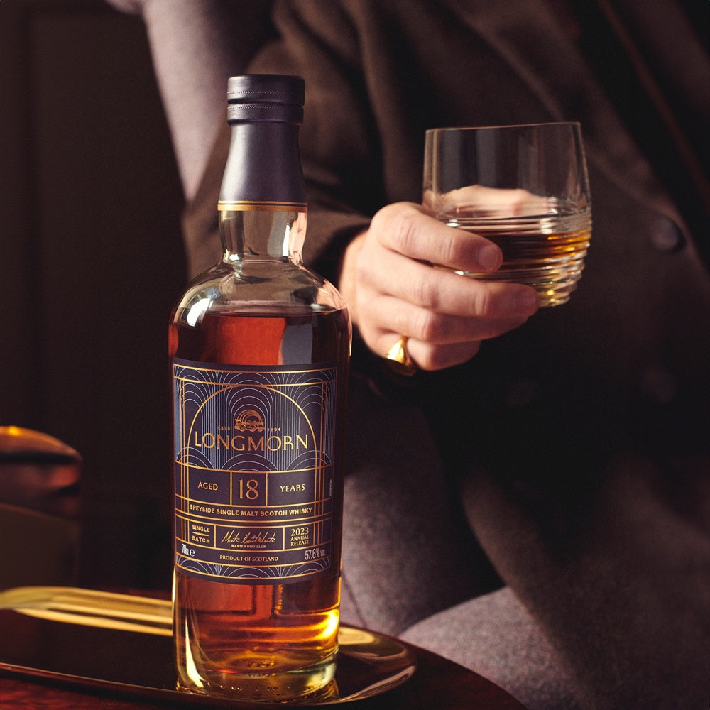【ギフトカード】1893年創業シングルモルト・ウイスキー ロングモーン18年 箱入 700ml